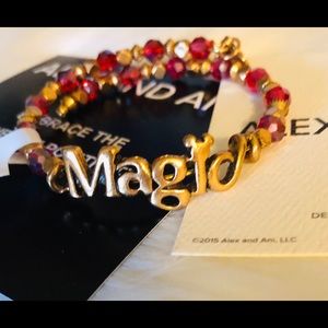 Alex and Ani “MAGIC” wrap Bangle.